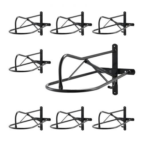 VEVOR 8er-Set Sattelhalter Wandmontage Sattelständer Stallbedarf Pferde Stahl