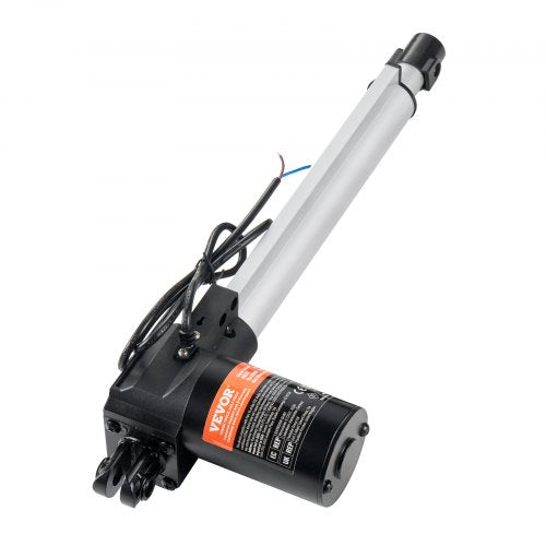 VEVOR 6000N Linear Actuator DC 12V Linearantrieb IP44 Elektrischer Linearmotor 250mm Hublänge Geräuschpegel ≤ 50dB Elektrische Türöffner 5 mm/s Fahrgeschwindigkeit Lineartechnik Verstellantrieb