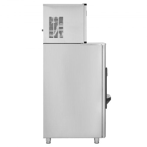 VEVOR Kommerzieller Eisbereiter 226,8kg/Tag 80kg Vorratsbehälter Automatisch