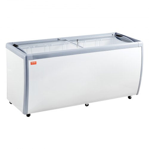 VEVOR 567L Kommerzielle Eisvitrine Gelato-Tauch-Gefrierschrank Eiscreme-Vitrine