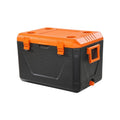 VEVOR Tragbare Kühlbox Isolierte Hartkühlbox mit Getränkehalter 63Qt