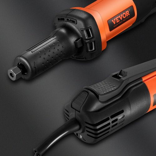 VEVOR Geradschleifer 820W Mini-Schleifer 7000-30000 U/min Stabschleifer 6 Geschwindigkeiten Multischleifer mit 1,8m Kabel 1/4" und 1/8" Spannzange Wasserdicht Geräuscharm Schleifen Polierens Schneiden
