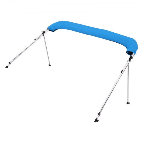VEVOR Bimini Top Bootsverdeck Bootdach Sonnenverdeck Blau 3 Bögen 216-229cm